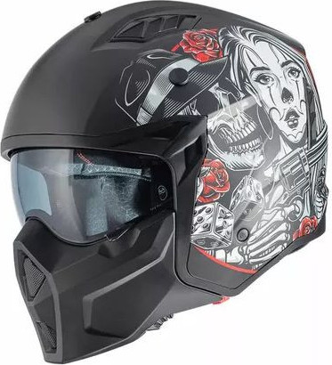 Casca Moto Flip-Up Subverter DB 9 Black Matt 25