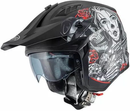 Casca Moto Flip-Up Subverter DB 9 Black Matt 25