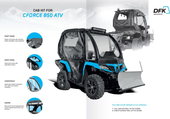 Cabina ATV CF MOTO CForce 850 1000 Kit ABS 64S05R02-3