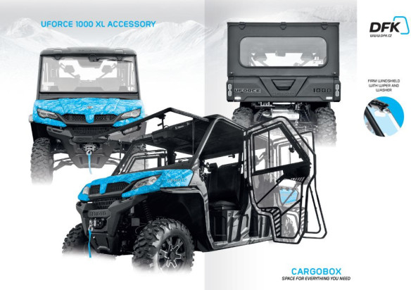 Cabina ATV CF MOTO UFORCE 1000 XL Complet Echipata Fara Acoperis 64S03U15-8