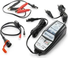 Battery charging and testing unit
