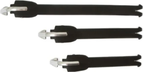 TECH T STRAP WITH ALUMINIUM BRIDGE BLACK