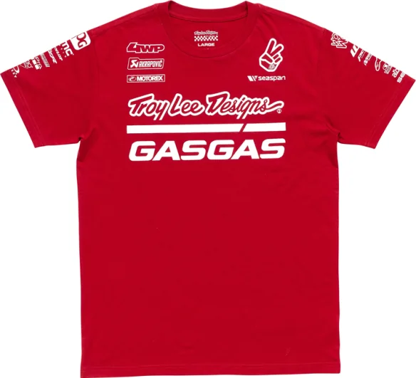 TLD GASGAS TEAM TEE DARK RED