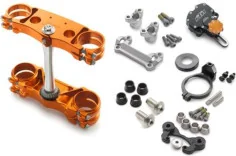 Factory triple clamp/steering damper kit