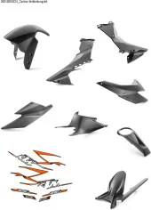 Carbon fairing kit