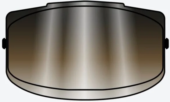 SPARK 2 VISOR SILVER MIRRORED OS