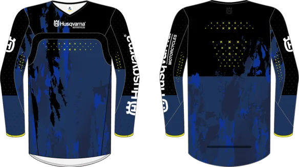 Railed Jersey BLK/BLUE