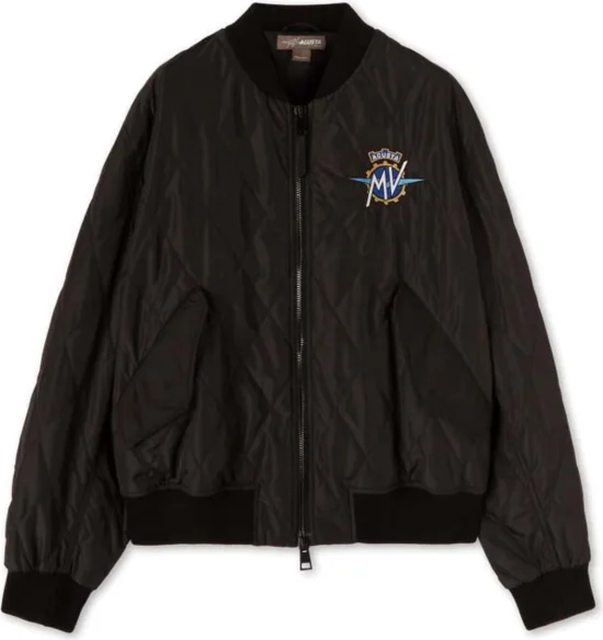 MV AGUSTA LOGO NYLON BOMBERJACKET