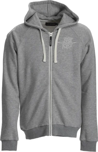 Institutional Zip-Up Hoodie