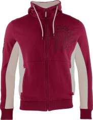Zip-up Patch Hoodie