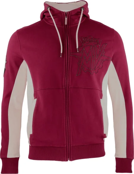 Zip-up Patch Hoodie