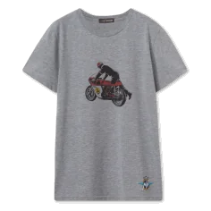 REPARTO CORSE VINTAGE RIDER T-SHIRT GREY