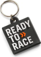 LOGO RUBBER KEYHOLDER BLACK