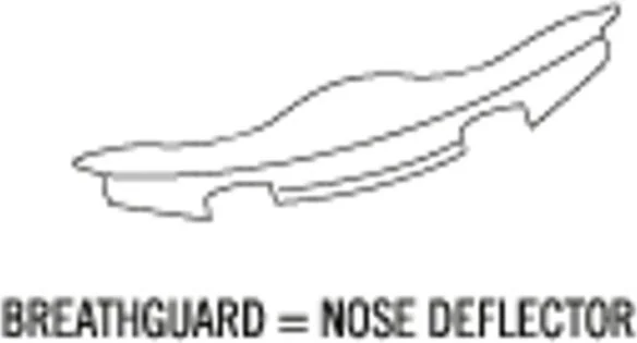 X-SPIRIT III REPLACEMENT BREATHGUARD