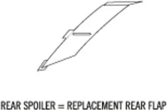 X-SPIRIT III REAR FLAP (SMALL)
