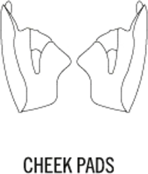 X-SPIRIT III CHEEK PAD SET