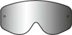 RACING GOGGLES SINGLE LENS SILVER MIRROR