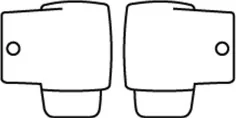RACING GOGGLES ROLL-OFF REPLACEMENT CANISTERS 50mm (Set)