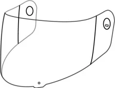 VISOR CLEAR ST 501
