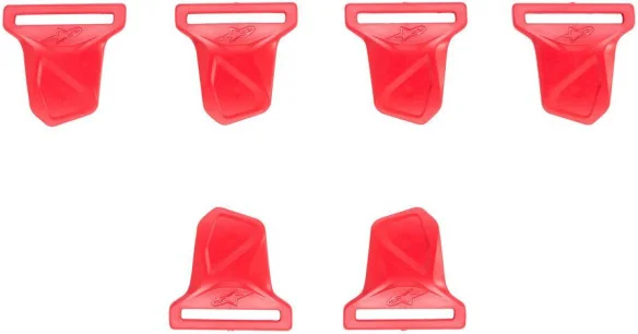 BIONIC 10 SNAP BUCKLES SET RED OS