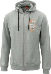 ORANGE FLUIDS ZIP HOODIE