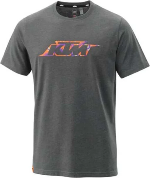 CAMO TEE DARK GREY MELANGE