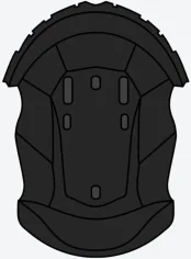 WRAAAP KIDS HELMET CROWN PADDING