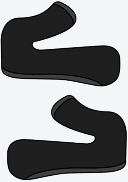WRAAAP KIDS HELMET CHEEK PADS