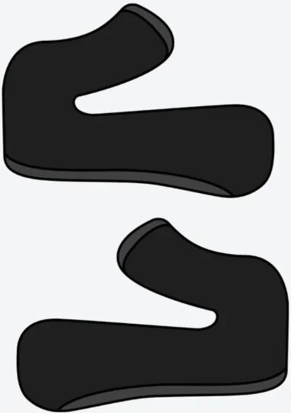 WRAAAP HELMET CHEEK PADS