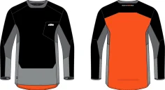 RACETECH PRO JERSEY BLK/GREY