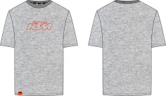 ESSENTIAL TEE LIGHT GREY MELANGE