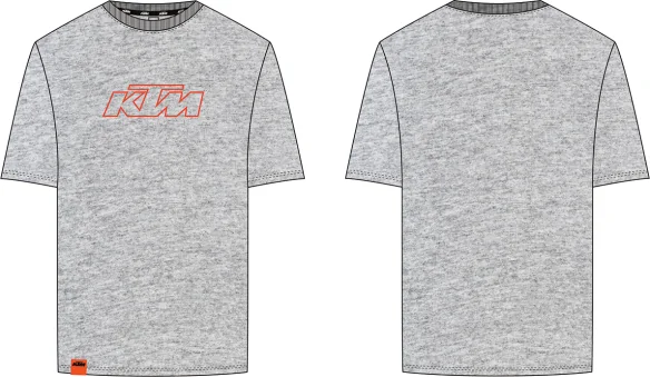 ESSENTIAL TEE LIGHT GREY MELANGE
