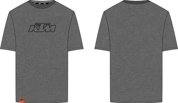 ESSENTIAL TEE GREY MELANGE