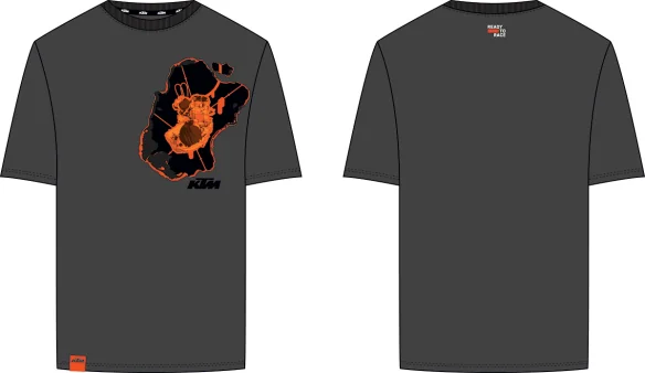 ORANGE FLUIDS TEE