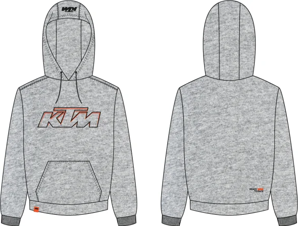 ESSENTIAL HOODIE LIGHT GREY MELANGE