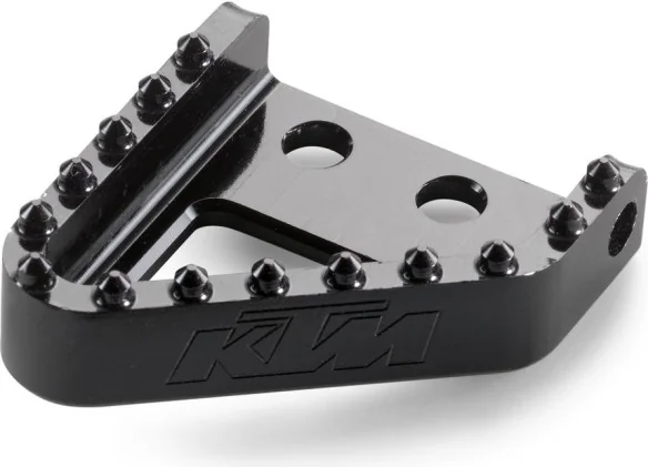 Footbrake lever step plate