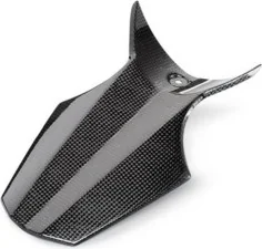 Carbon trim for rear underpart