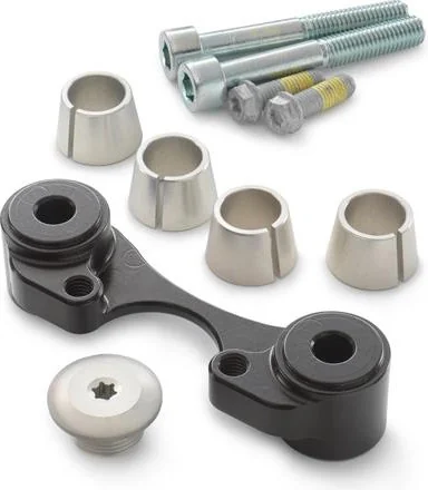 Factory steering damper bracket