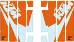 Radiator protection grille sticker kit