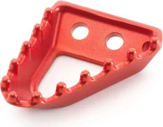 Footbrake lever step plate