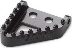 Footbrake lever step plate
