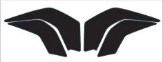 Fuel tank protection sticker kit