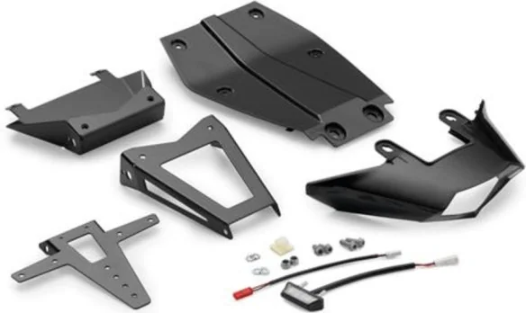 Licence plate holder support