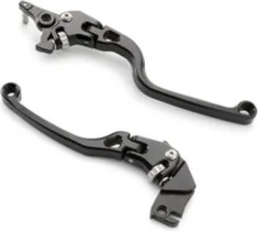 Clutch lever and brake lever set