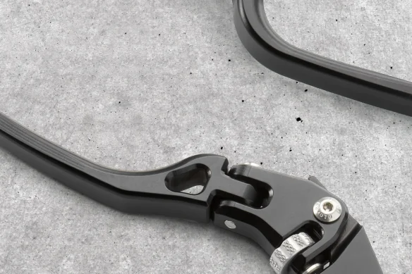 Clutch lever and brake lever set