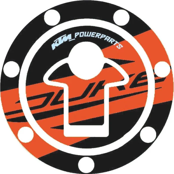 Fuel tank cap sticker