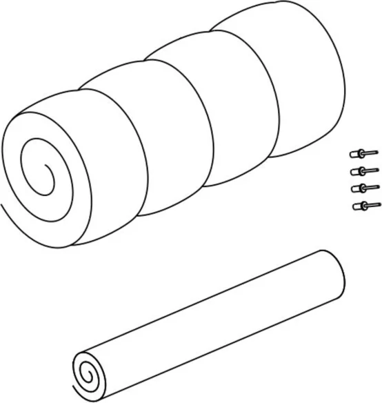 Damping material kit