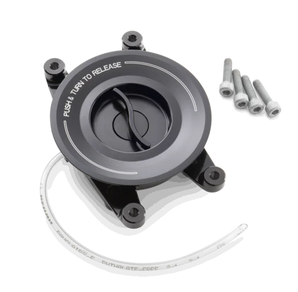 Fuel tank quick lock