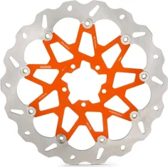 Wave brake disc left