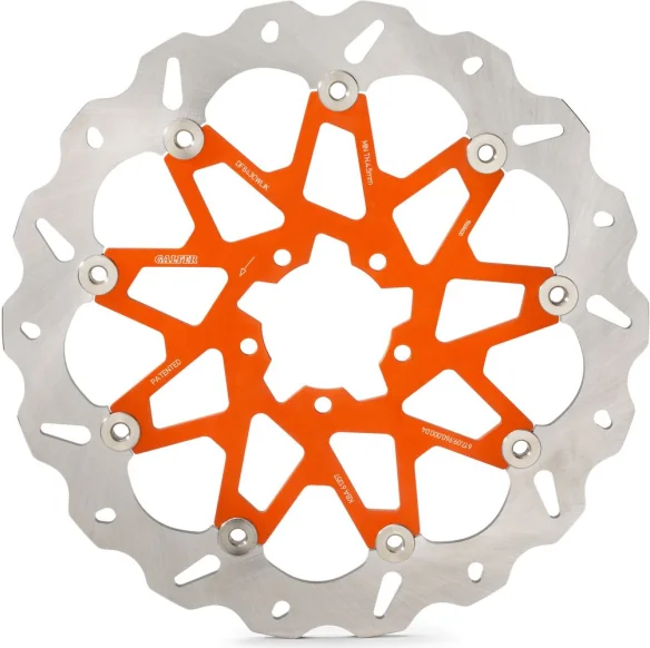 Wave brake disc left